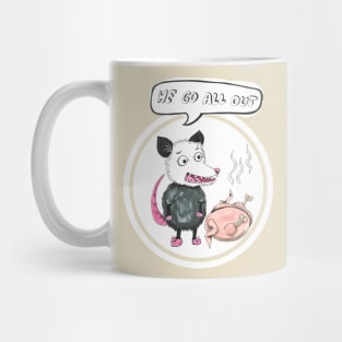 Funny Thanksgiving Possum Mug